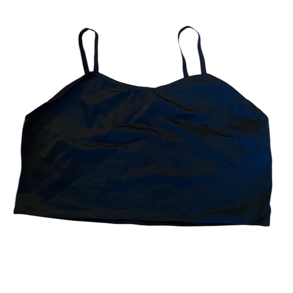 NWOT Weissman Black Crop Top Size XL